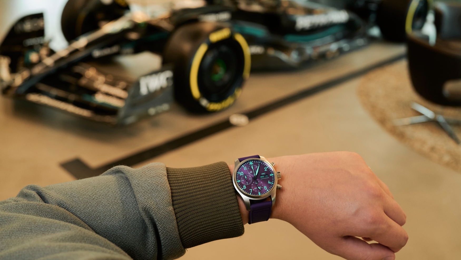IWC takes us into the garage for its latest F1 release