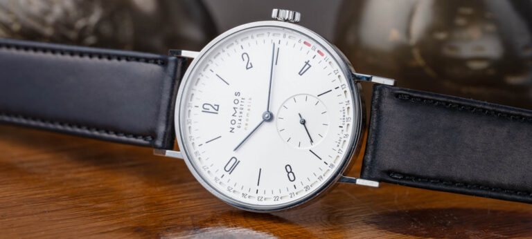 Tangente Neomatik 38 From NOMOS Glashütte Update Reimagines The Date Display