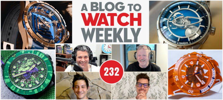 aBlogtoWatch Weekly Podcast #232: Swatch Rejections, Freak X Sticker Shock, And Day Versus Night Watches