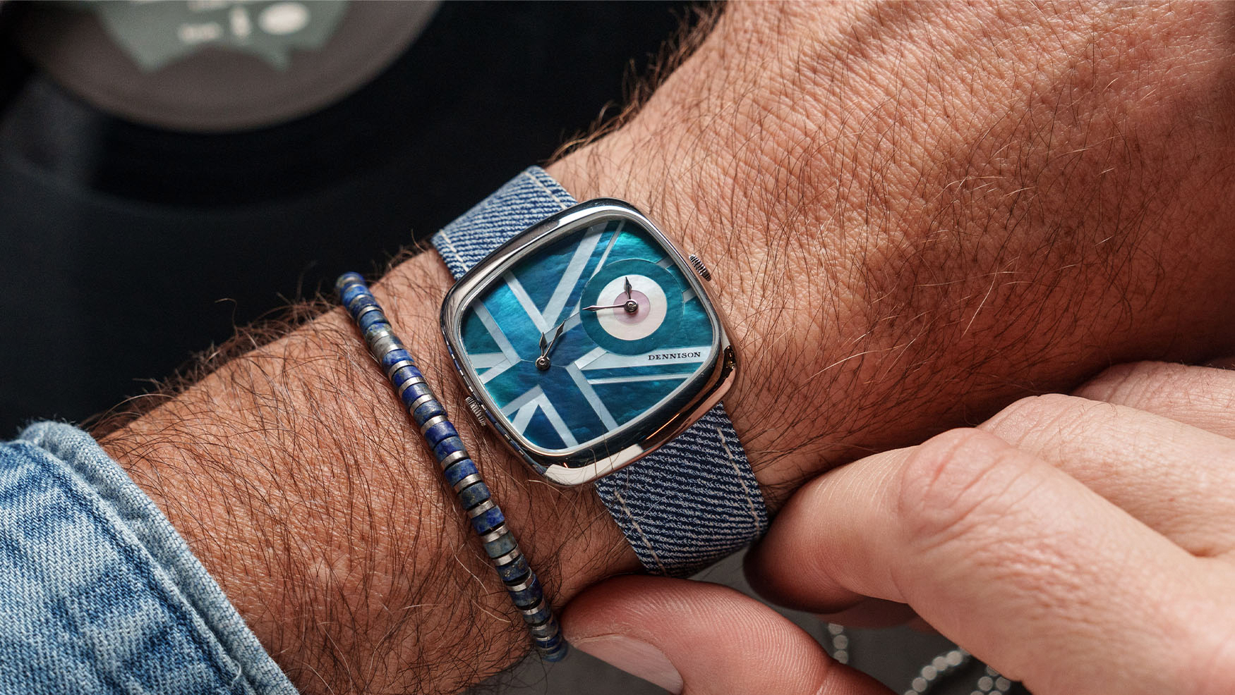 FounderFest: The Dennison ALD Dual Time “Carnaby Blue” is a mod icon in mother-of-pearl
