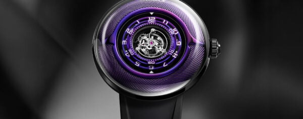 Introducing – The Peacock Black Hole III Curved Guilloche Central Tourbillon; Bold, Complex yet Attainable