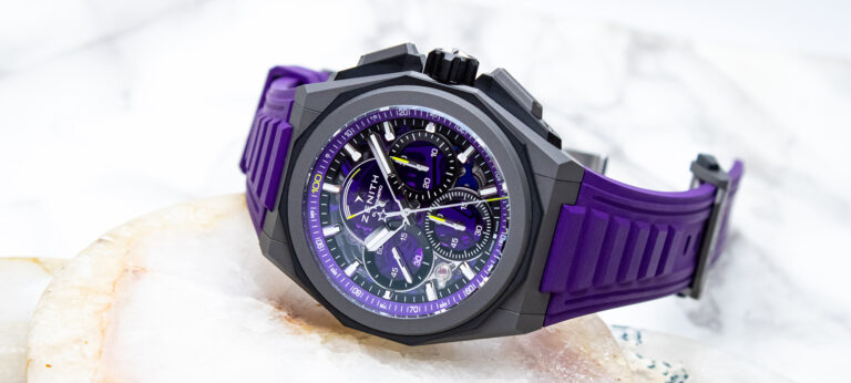 Hands-On: The Zenith Defy Extreme Ultraviolet Watch Combines Radical Horology With Avant-Garde Color
