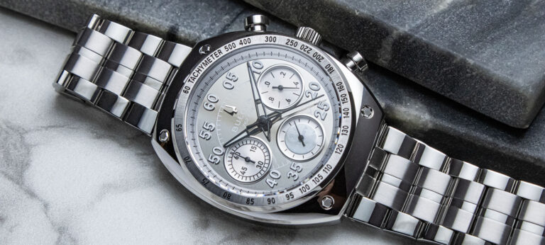 Hands-On: The Limited-Edition Bulova Shelby Racer Chronograph Watch Combines Bare-Metal Brilliance With American Racing Style