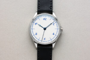 Anordain’s New Model 1 Combines Porcelain Dial and Custom Font