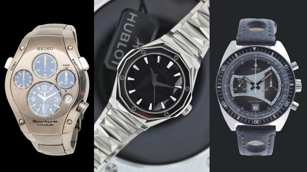 Bring a Loupe: A Seiko Sportura, A Breitling Tabarly Racing Mate, A Hublot Classic Fusion Orlinski, And More