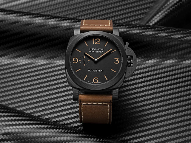Panerai Luminor Marina PAM01707 Carbotech combines high-tech with vintage style