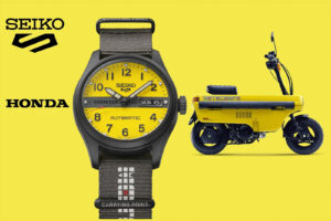 Seiko Celebrates Honda’s Quirky Bike with 5 Sports Motocompo