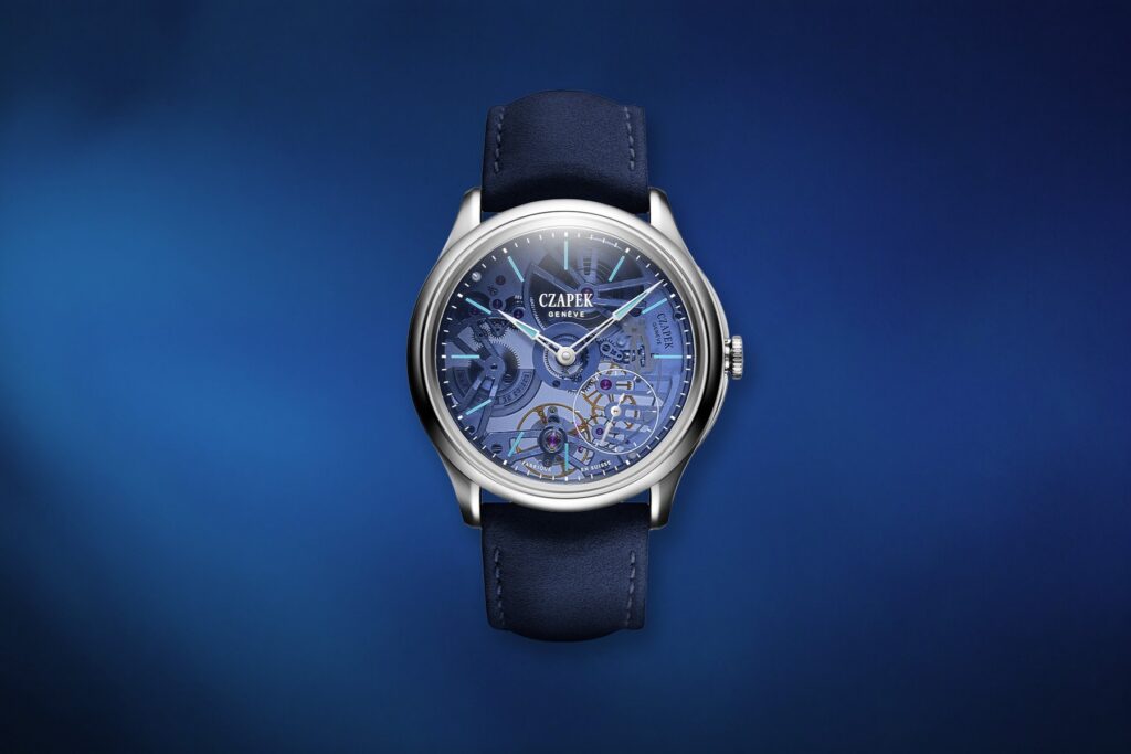 Movement And Dial Hand In Hand: Czapek Promenade Transparencies Aqua Blue