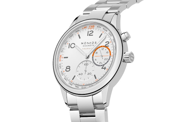 Nomos Glashütte creates a Club Sport Worldtimer for Handelsblatt’s 80th anniversary