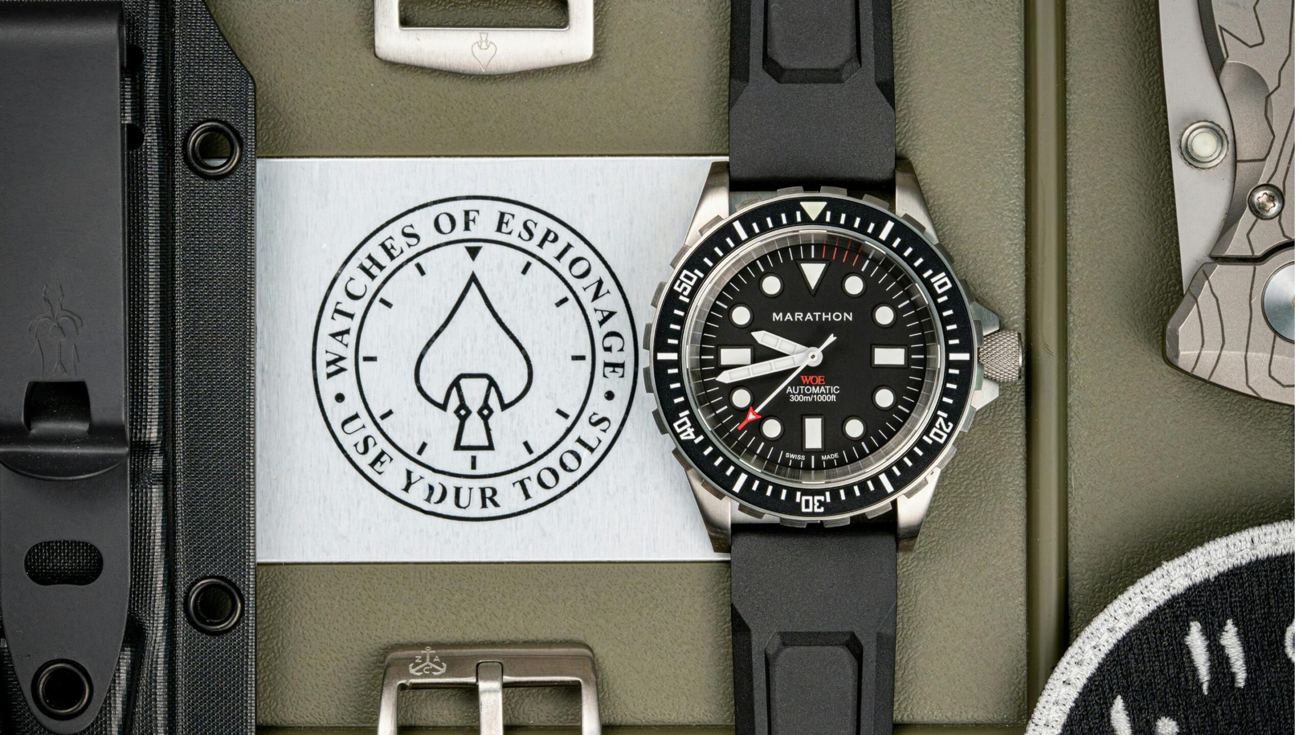 Introducing: Marathon x Watches of Espionage Titanium SAR