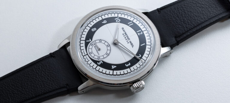 Hands-On: Raymond Weil’s Black & White Millesime Small Seconds Tuxedo Dress Watch