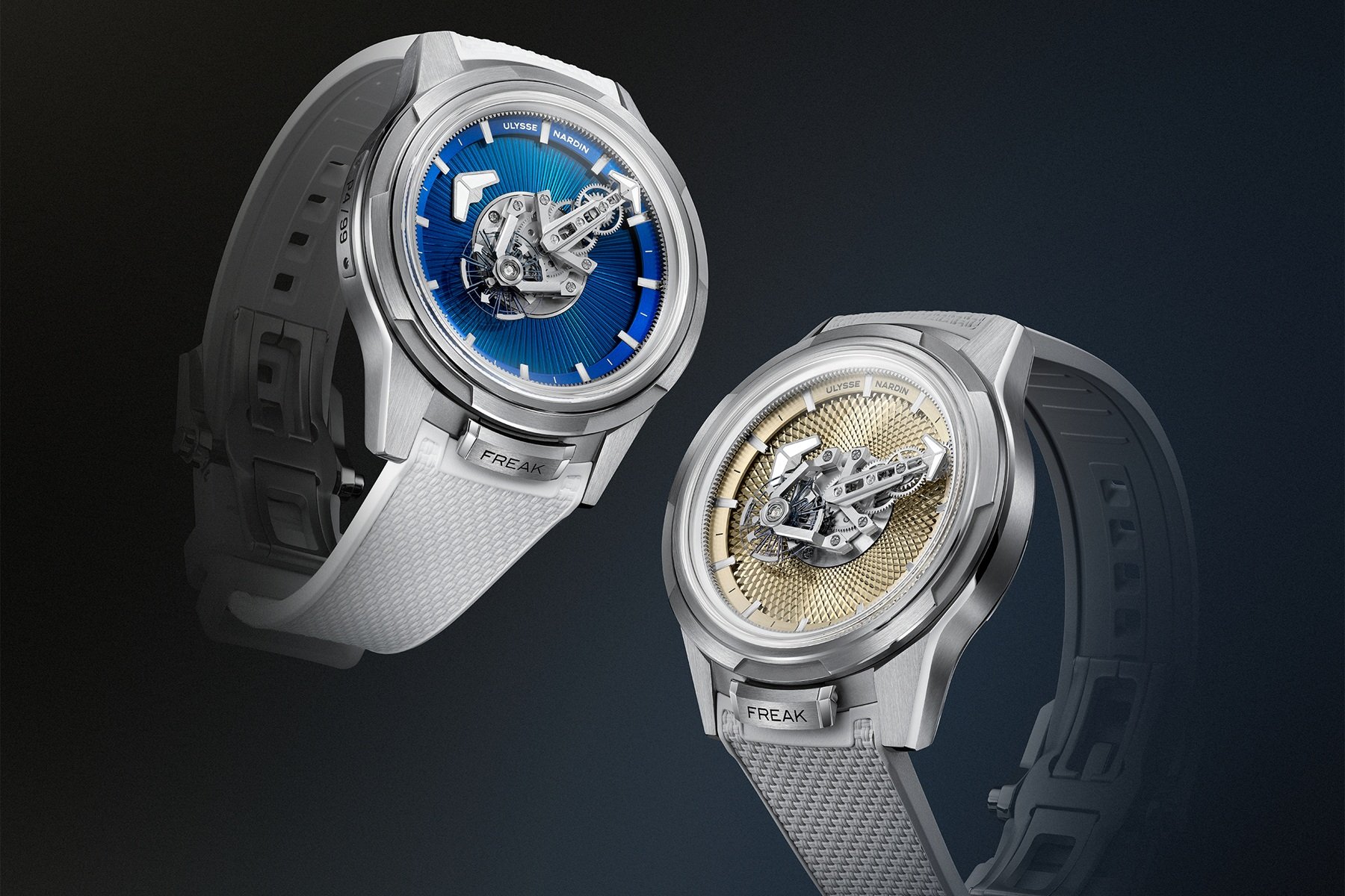 Weirdos Or Class Acts? Introducing The Ulysse Nardin Freak One Blue Enamel And Guilloché