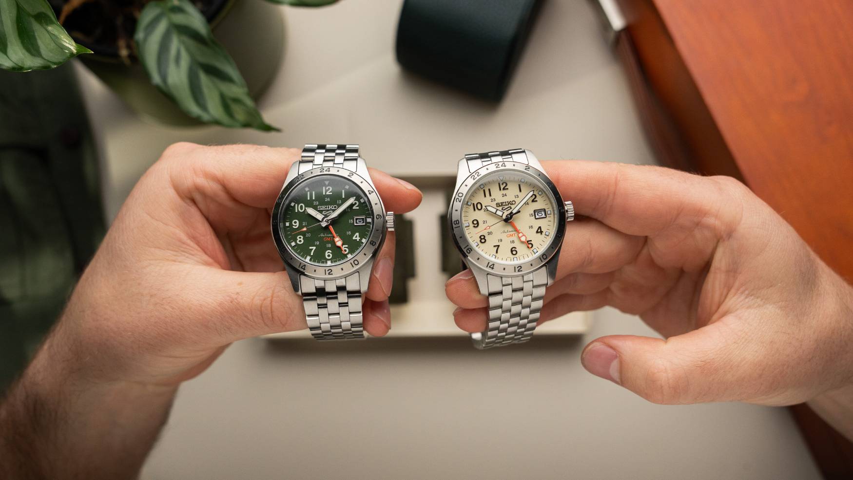Seiko freshens up its Seiko 5 field GMT with two new colours