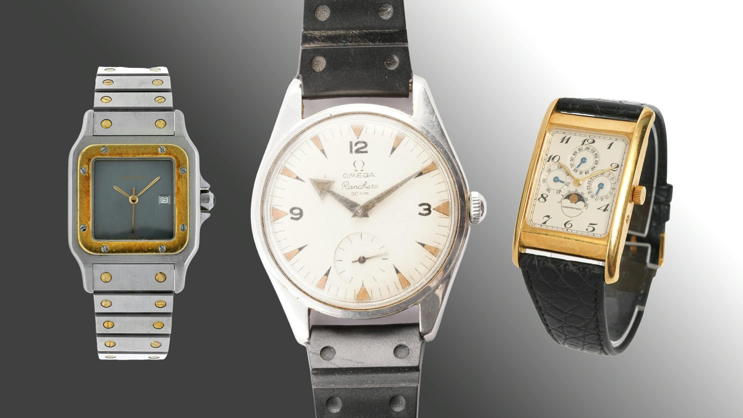 Bring a Loupe: An Omega Ranchero, A Cartier Santos Ghost, An Audemars Piguet Perpetual Calendar, And A ZRC Grands Fonds