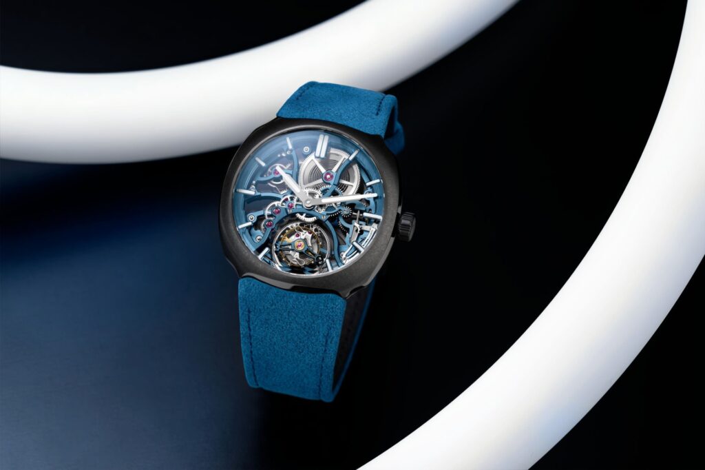 A Ceramic Makeover For The H. Moser & Cie. Streamliner Tourbillon Skeleton — An Alpine Limited Edition
