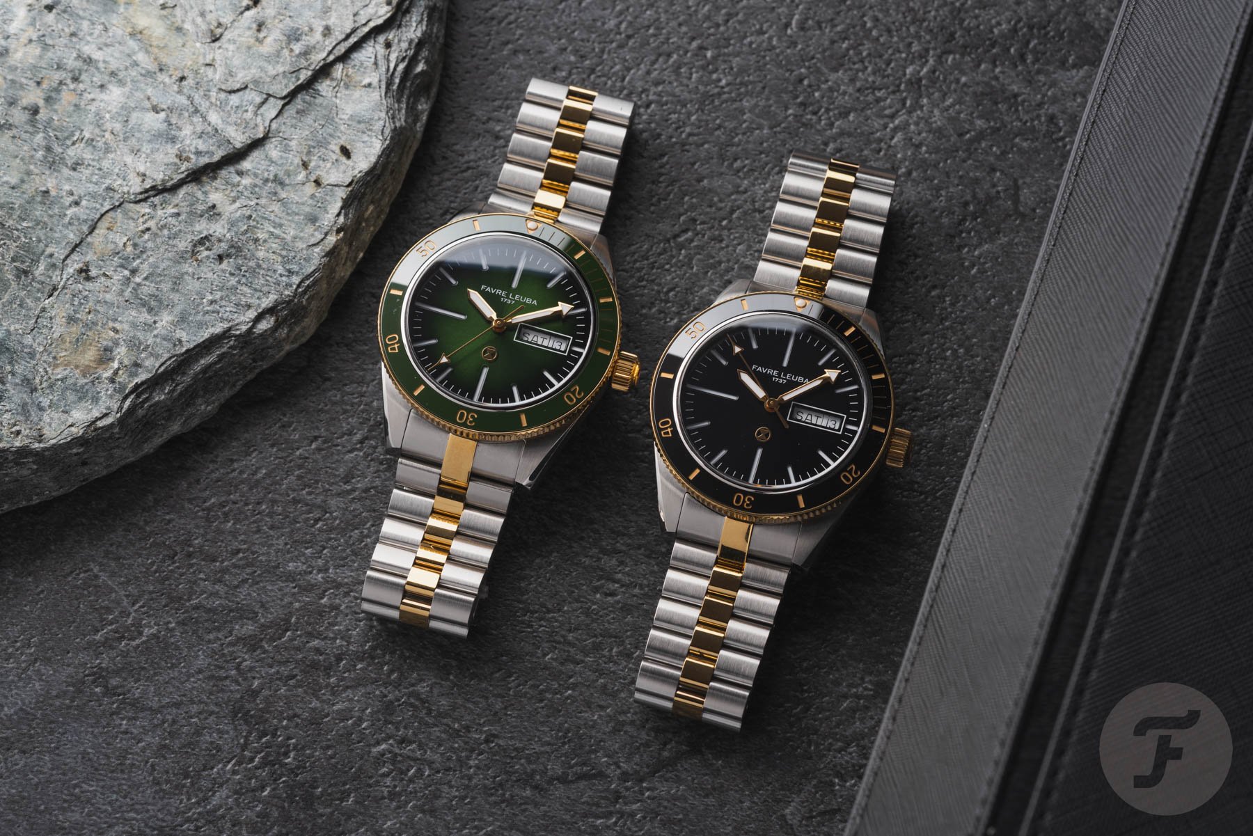 Chic Deep Down: Hands-On With Two Bicolor Favre Leuba Deep Raider Day Date Models