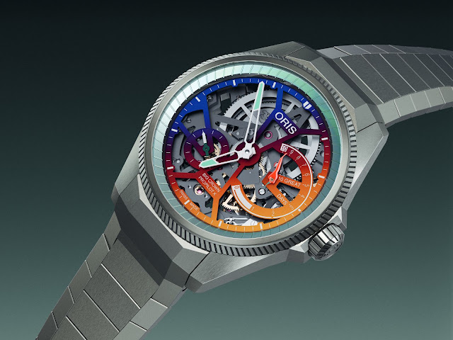 Oris ProPilot X Gonzo Edition features a secret laser-etched mainspring