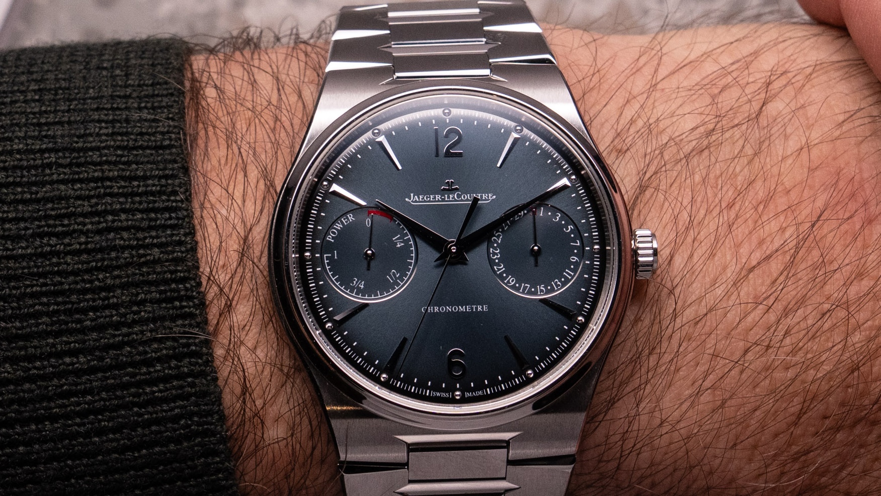 Sorry Russell… The Jaeger-LeCoultre Master Control Chronometre Date Power Reserve is the way to go