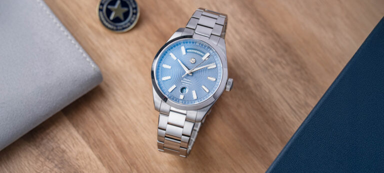 Jack Mason Introduces The Canton Day-Date With Milled Guilloché Dials And American Assembly