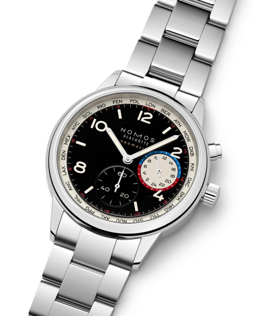 Make Sure To Wear Your Sunglasses At Night For The New Nomos Club Sport Neomatik Worldtimer Dark