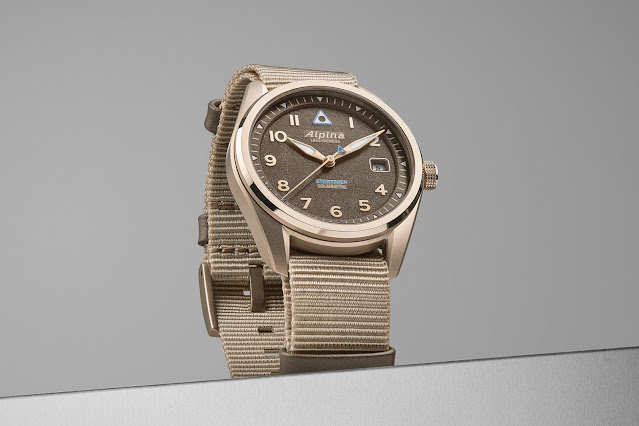 Alpina Startimer Pilot Solarmetre adds solar technology to the Pilot collection