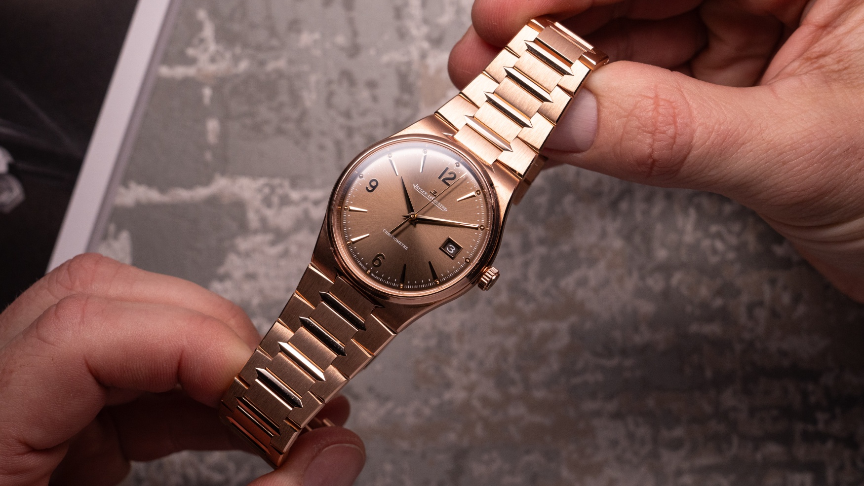 Simplicity is best with the Jaeger-LeCoultre time and date Master Control Chronometre