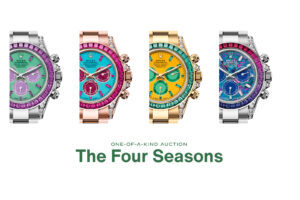 Breaking News: Rolex Unique Daytona Set “Four Seasons” to be Sold for Charity