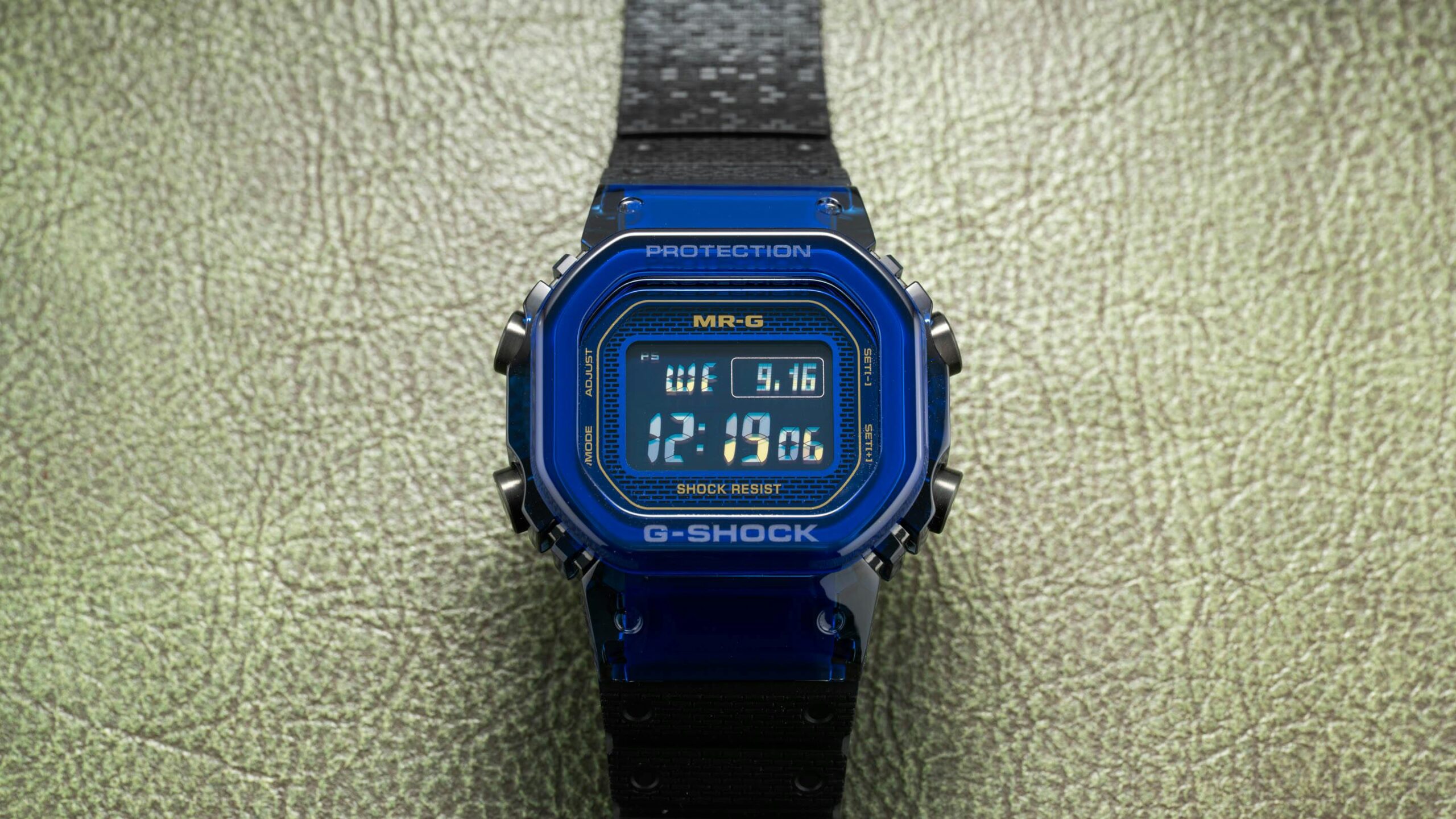Hands-On: G-SHOCK Reveals The MRG-D5000 “Blue Rose Project” In Sapphire