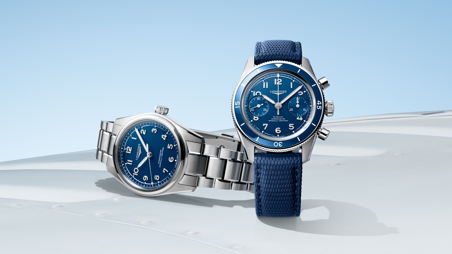 Not Completely Out Of The Blue: Introducing The Longines Spirit Pilot And Spirit Pilot Flyback With Blue Dials