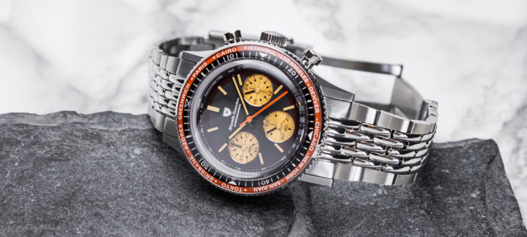 Hands-On: Nivada Grenchen Chronoking Black Amber Watch Adds Warm Variety To The Collection