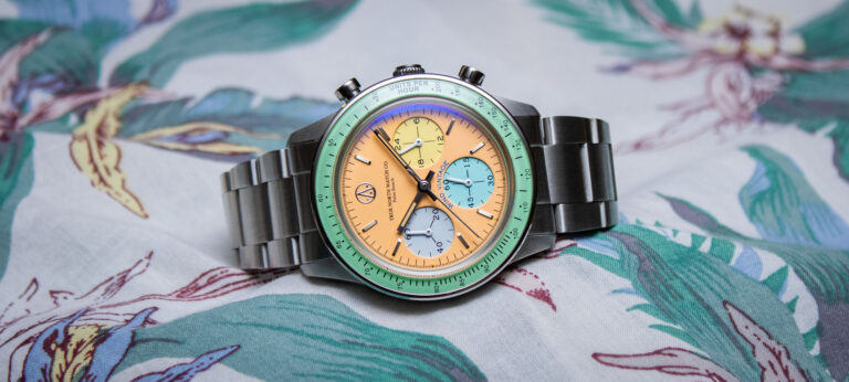 Hands-On Debut: Wind Vintage X True North Vintage Rally Timer IV ‘Dreamsicle’ Watch 