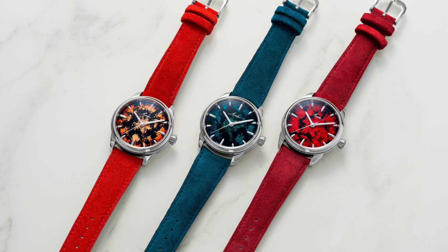 Awake looks to nature for inspiration for three new Frosted Leaf models