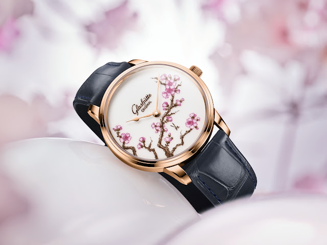 Glashütte Original Senator Meissen “Cherry Blossom” pairs porcelain artistry with Saxon watchmaking
