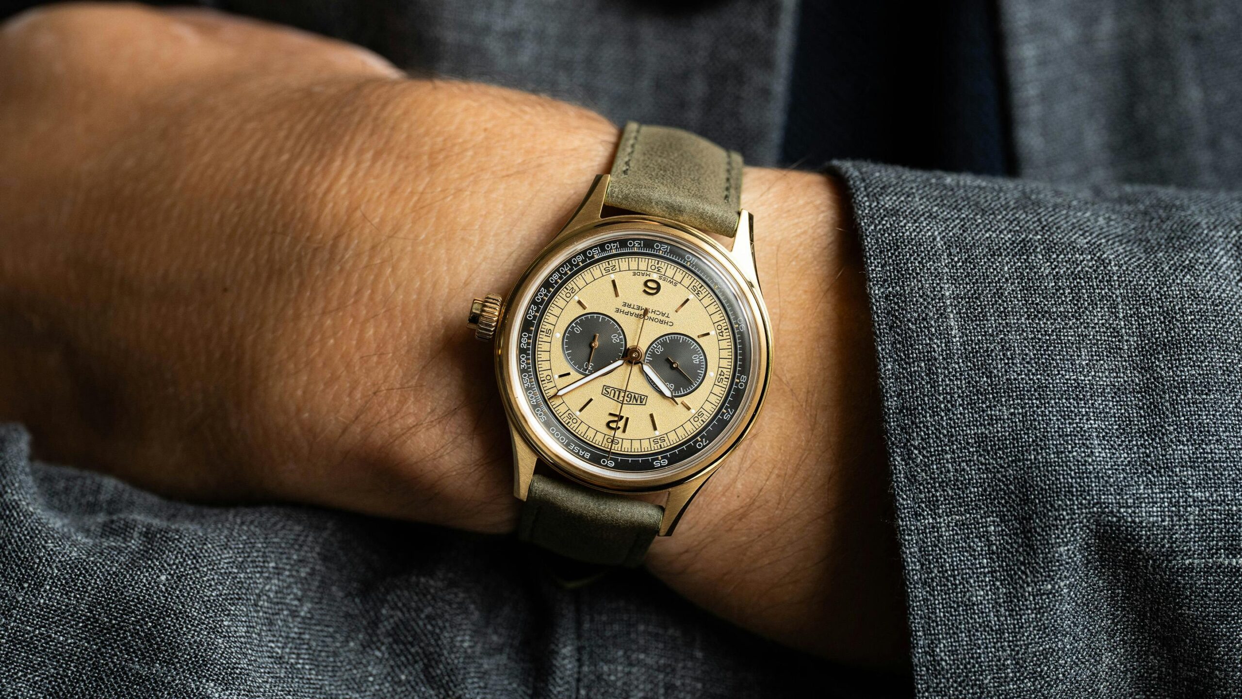 Introducing: Angelus Chronographe Tachymètre (Live Pics)