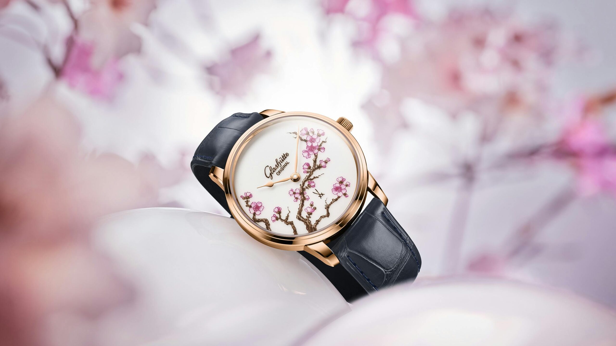 Introducing: Glashütte Original’s “Cherry Blossom” Senator Meissen Is In Full Bloom This Fall