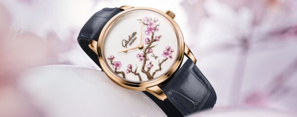 Introducing – Glashütte Original Brings Meissen Porcelain to the Senator Cherry Blossom