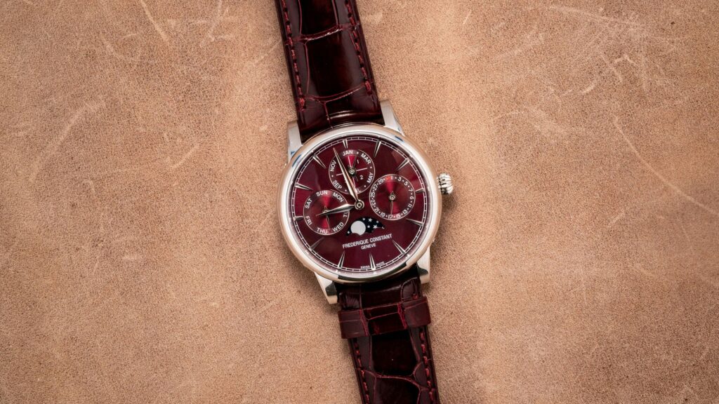 Introducing: Fredrique Constant Manufacture Classic Perpetual Calendar Burgundy Limited Edition (Live Pics)