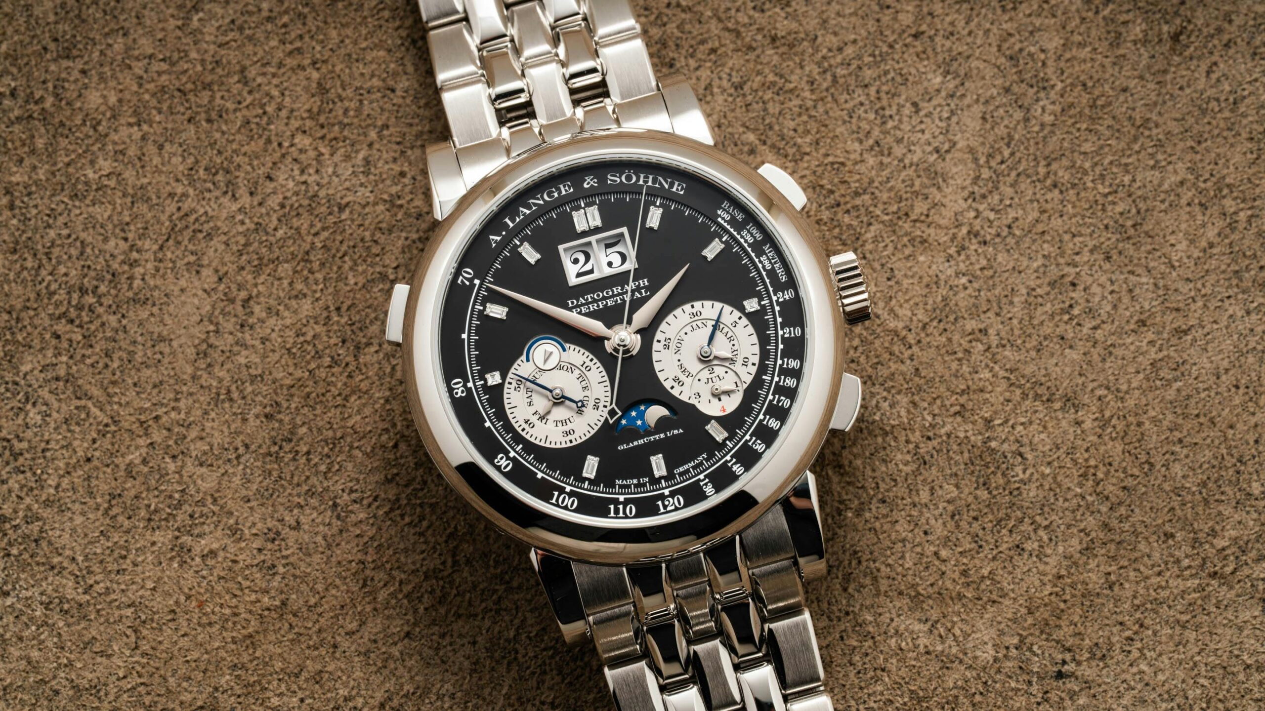 Introducing: The A. Lange & Söhne Datograph Perpetual In Platinum With Bracelet (Live Pics)