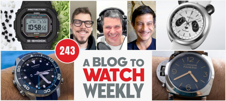 aBlogtoWatch Weekly Podcast #243: Seiko Panda-Monium, Garmin’s ,000 Smartwatches, And An Upside-Down Panerai