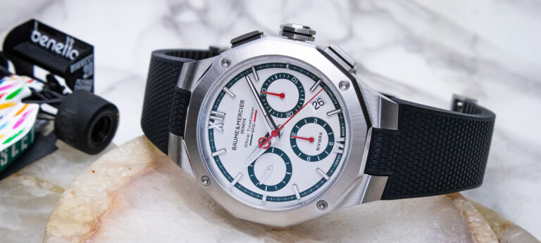 Hands-On: The Baume & Mercier Riviera Chronograph GPSI Limited Edition Watch Is A Thinking Man’s Racing Chronograph