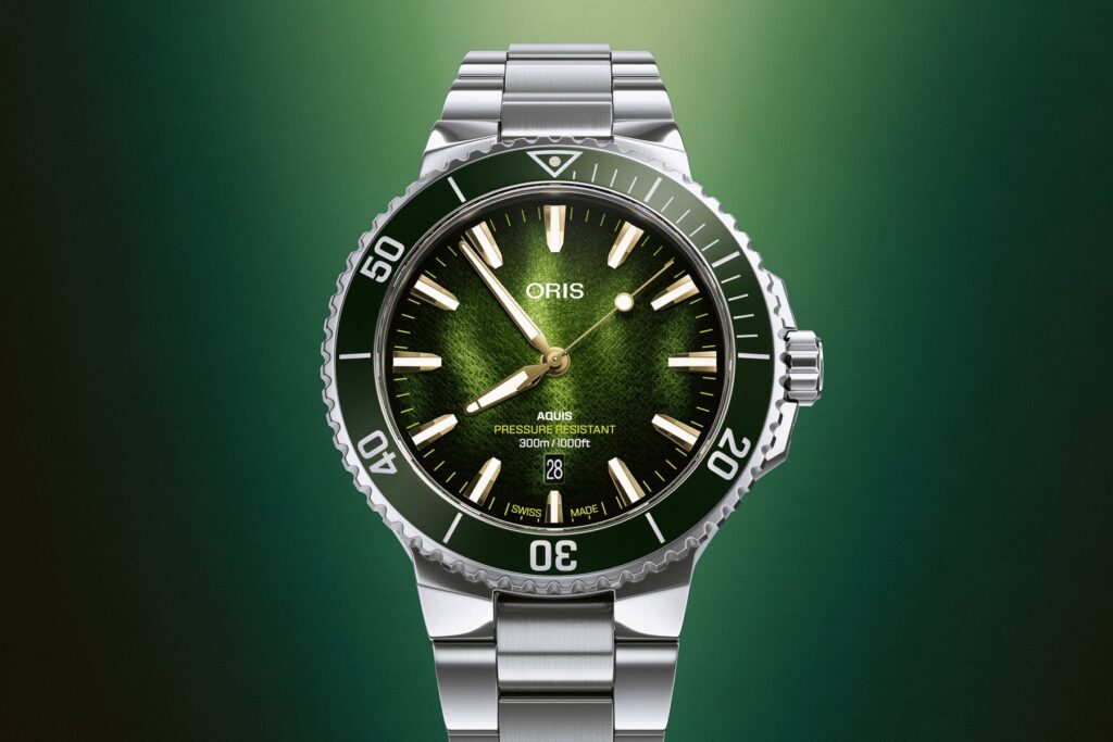 Oris Introduces The Aquis Date Kelp Forest Limited Edition