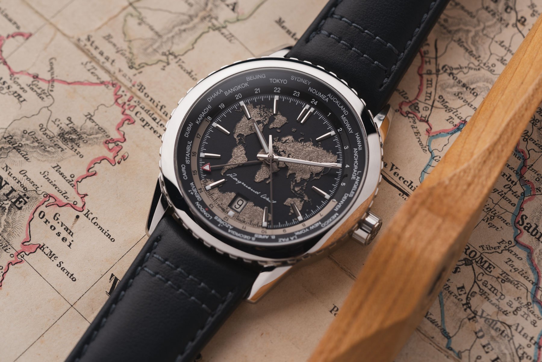 Raymond Weil’s New Limited-Edition Freelancer World-Traveler Actually Makes You Feel Like One
