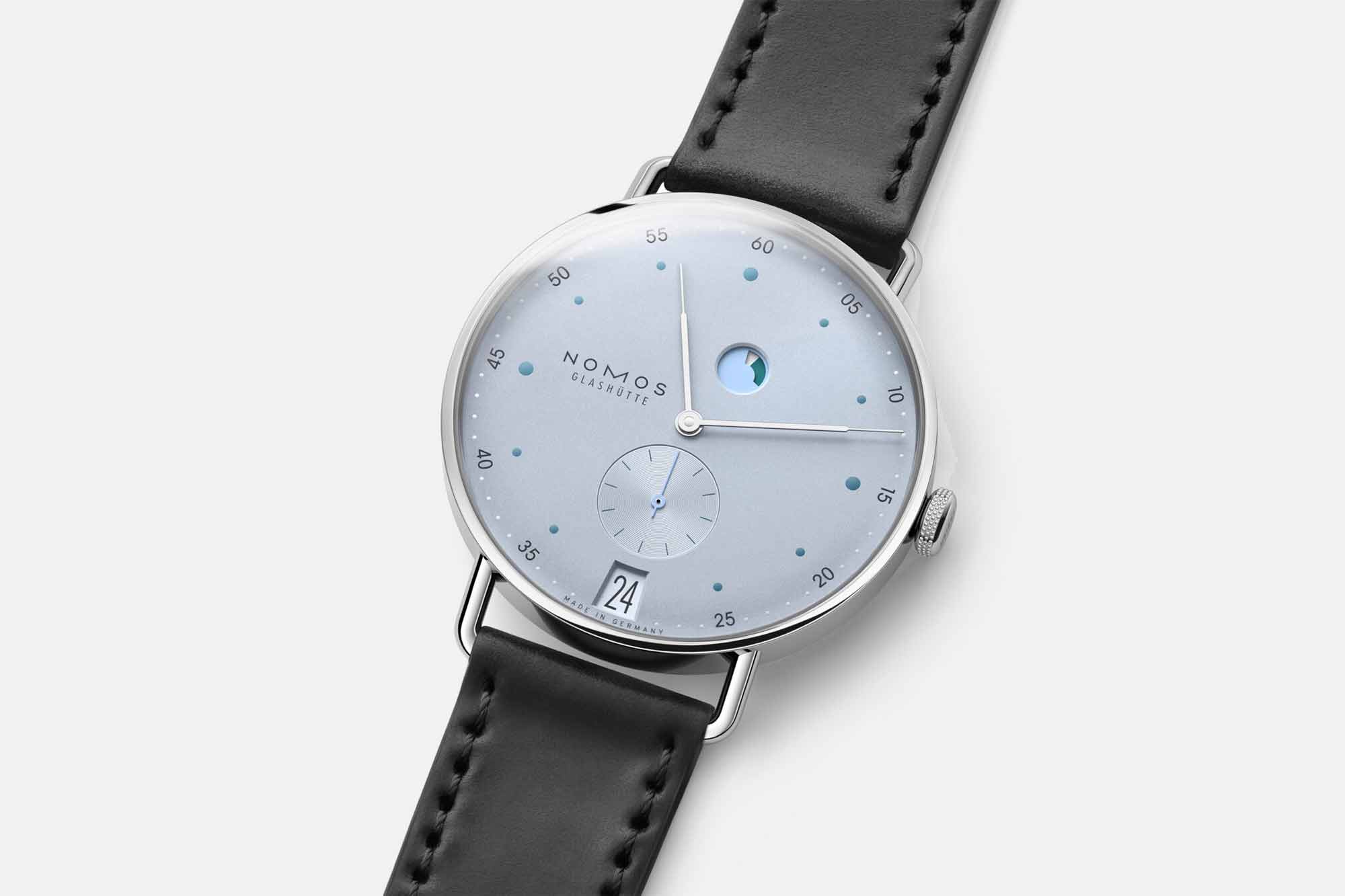 The Nomos Metro Gets an Ice Blue Color Scheme and a Brand-New Mechanical Caliber