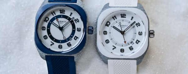 First Look – Hermès Brightens the Glass Fibre H08 with White and Blue Editions