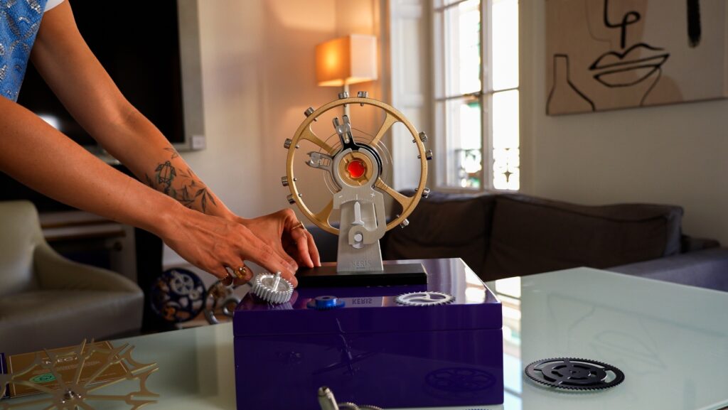 Keris brings the beating heart of the watch to your bookshelf